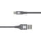 Фото - Кабель Promate USB - Lightning (M/M), 2.4 A, 1.2 м, NerveLink-i Grey | click.ua