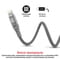Фото - Кабель Promate USB - Lightning (M/M), 2.4 A, 1.2 м, NerveLink-i Grey | click.ua
