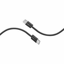 Кабель Promate USB Type-C - Lightning (M/M), 3 A, 27 W, 1.2 м, EcoLine-Ci120 Black