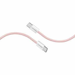 Кабель Promate USB Type-C - USB Type-C (M/M), 3 A, 60 W, 2 м, EcoLine-CC200 Pink