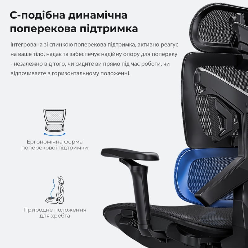 Крісло для геймерів Anda Seat X-Air Mega Size XL Mesh Space Black (AD-WY-01-BBB)