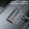Фото - Концентратор USB Type-C Promate Gegahub-10G 7 in 1 Grey | click.ua