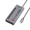 Фото - Концентратор USB Type-C Promate Gegahub-10G 7 in 1 Grey | click.ua