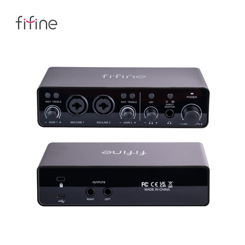 Аудиоинтерфейс Fifine (Ampli3)