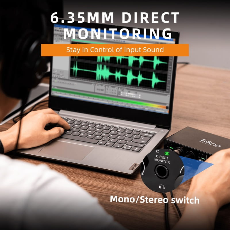 Аудиоинтерфейс Fifine (Ampli3)