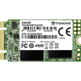 Накопичувач SSD  256GB Transcend 430S M.2 2242 SATAIII 3D TLC (TS256GMTS430S)