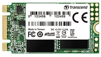 Накопитель SSD  256GB Transcend 430S M.2 2242 SATAIII 3D TLC (TS256GMTS430S)