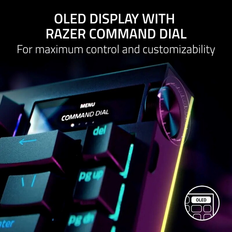 Клавиатура беспроводная Razer BlackWidow V4 Pro ANSI Black (RZ03-05130100-R3M1)