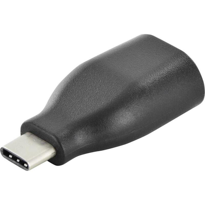Адаптер Assmann (AK-300506-000-S) USB Type-C-USB Type-A Black