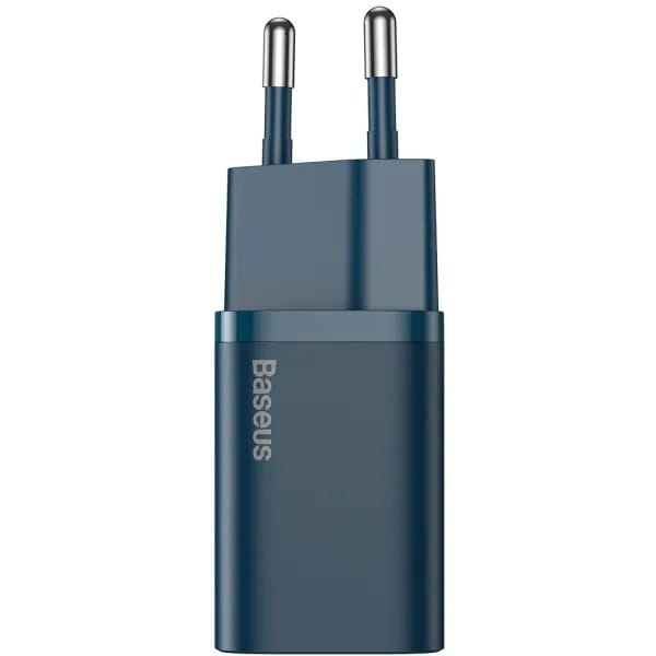 Мережевий зарядний пристрій Baseus Super Si Quick Charger 1C (1USB-C) 20W Blue (CCSUP-B03)