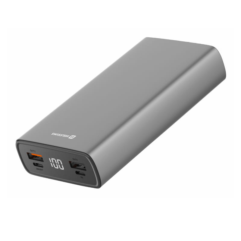 Универсальная мобильная батарея Swissten 20000mAh 20W Grey (8595217479852)