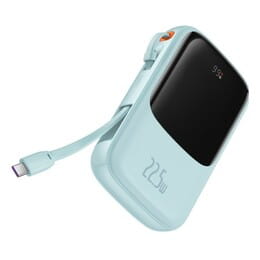 Купить Универсальная мобильная батарея Baseus Qpow Pro 10000mAh, 22,5W, Blue (PPQD020103) Универсальная мобильная батарея Baseus Qpow Pro 10000mAh, 22,5W, Blue (PPQD020103)