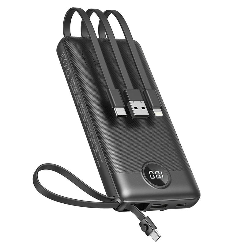 Универсальная мобильная батарея Veger C10 10000mAh, Black (1283126526848)