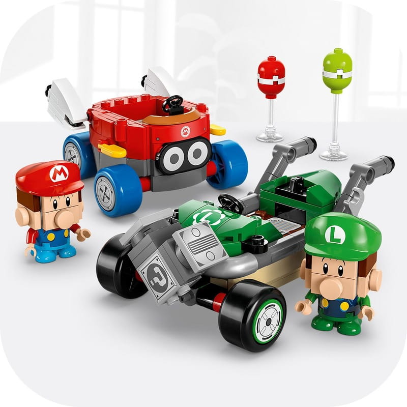 Конструктор LEGO Super Mario Mario Kart – Baby Mario vs. Baby Luigi (72034)