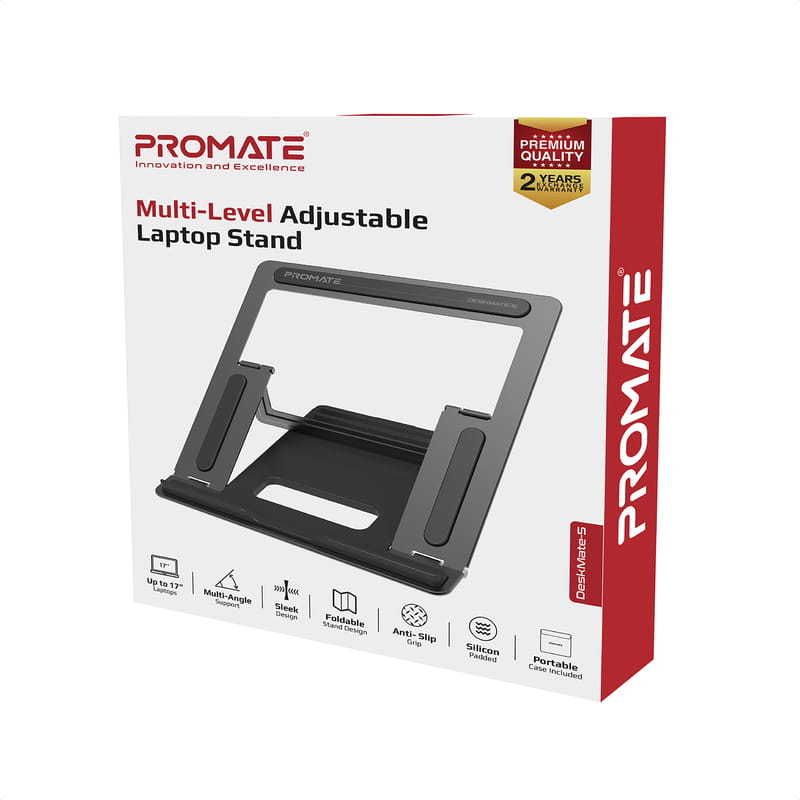 Підставка для ноутбука Promate DeskMate-5 Grey