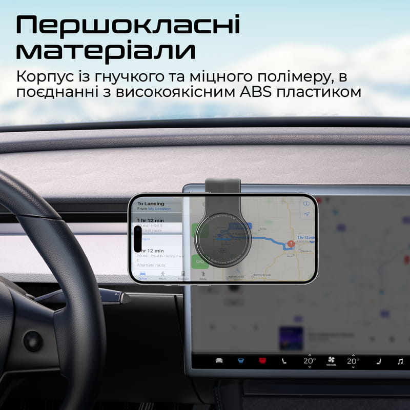 Беспроводное зарядное устройство Promate Laxmount-15W MagSafe Black