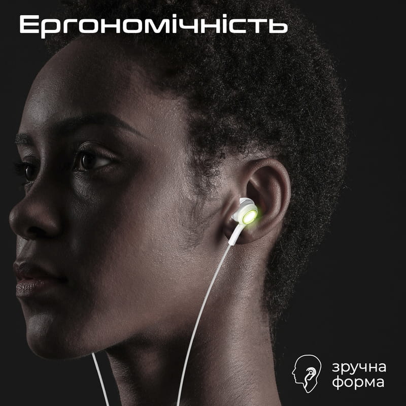 Гарнитура Promate LumiBuds-C Silver