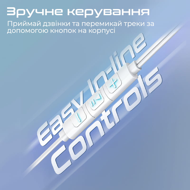 Гарнитура Promate LumiBuds-C Silver