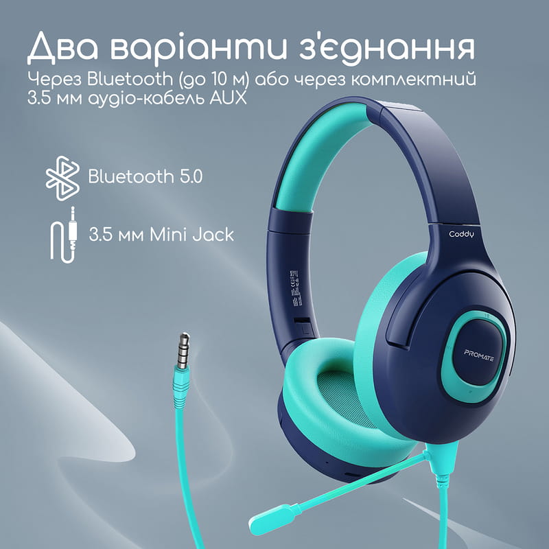 Bluetooth-гарнітура Promate Coddy Aqua