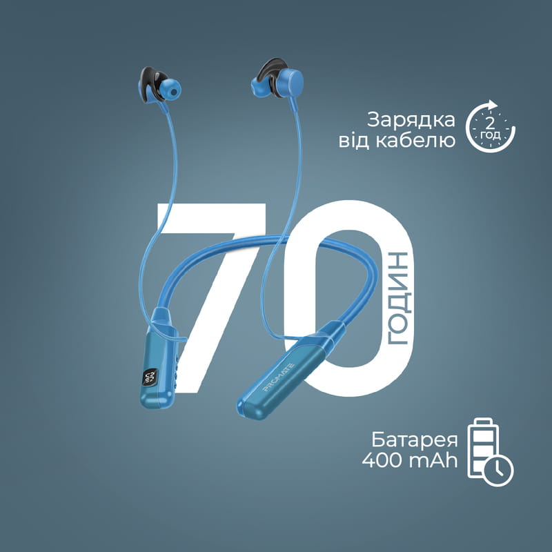 Bluetooth-гарнитура Promate Blend Blue