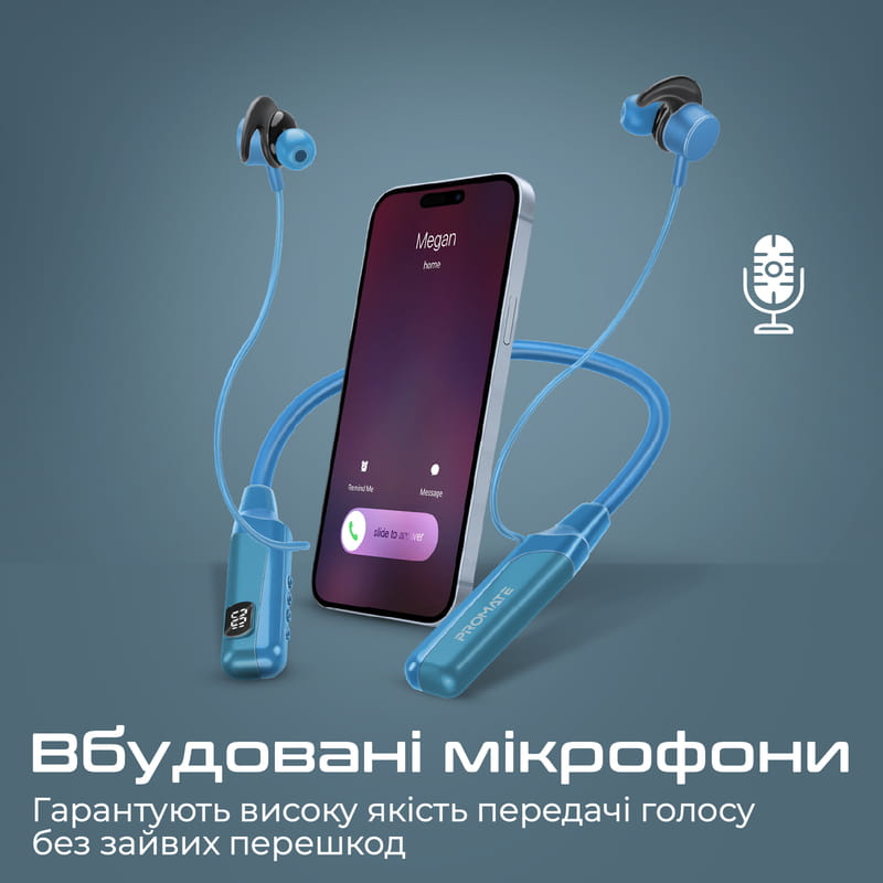 Bluetooth-гарнитура Promate Blend Blue