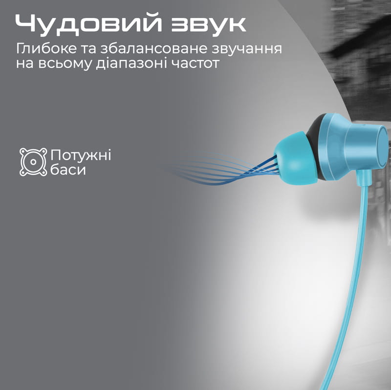 Bluetooth-гарнитура Promate Velcon Blue