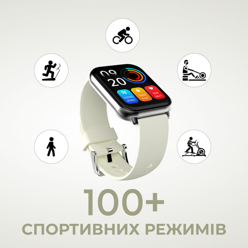 Смарт-часы HiFuture Zone2 Silver/Grey