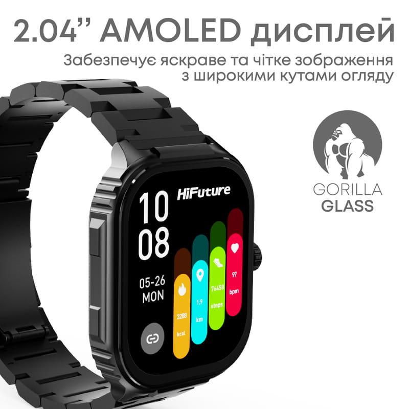 Смарт-годинник HiFuture Ultra3 Pro Black