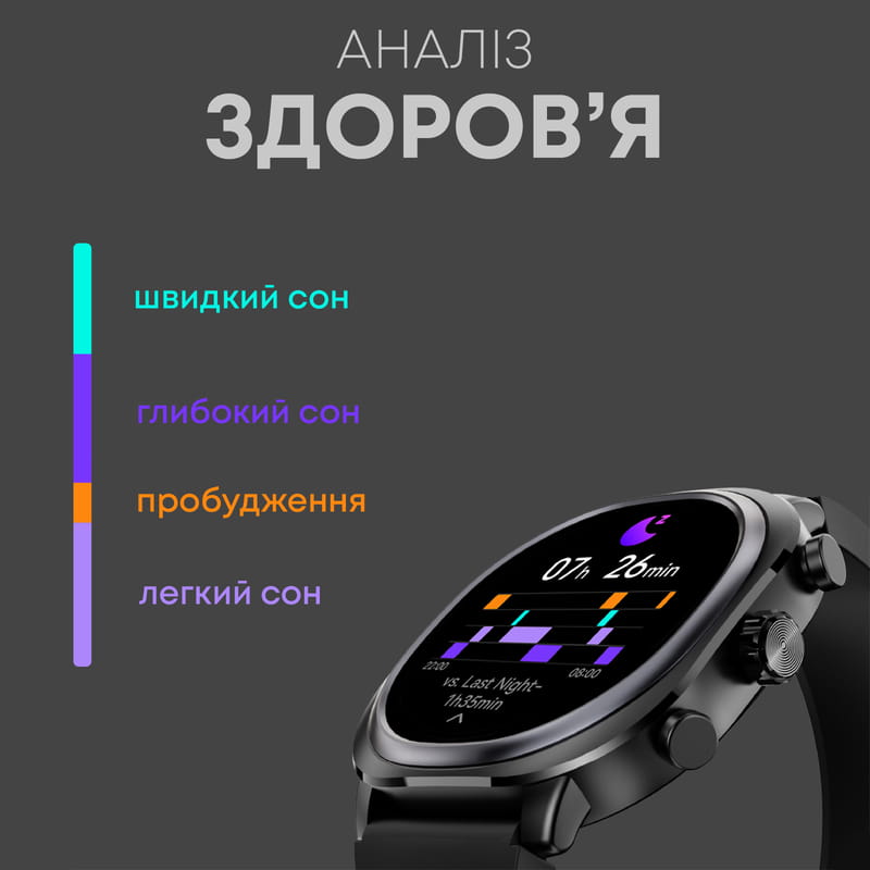 Смарт-годинник HiFuture Aix Lite Black