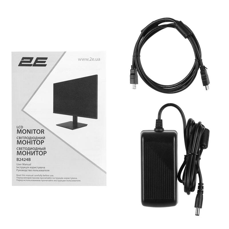 Монітор 2E 23.8" B2424B (2E-B2424B-01.UA) VA Black 100Hz