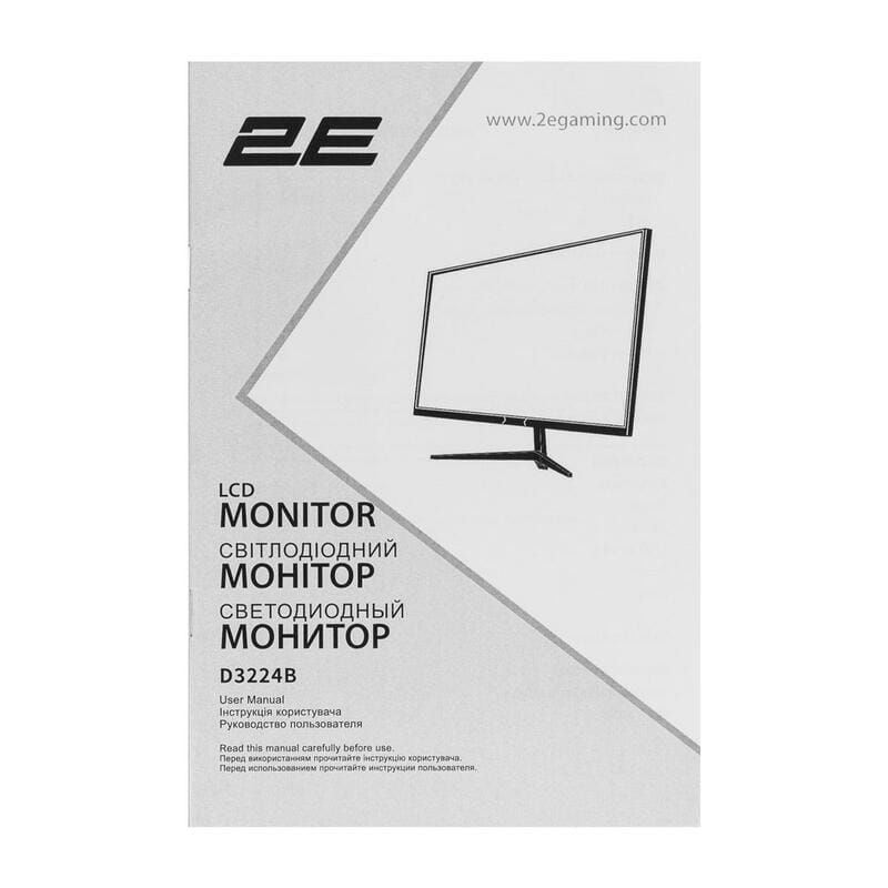 Монітор 2E 31.5" D3224B (2E-D3224B-01.UA) IPS Black