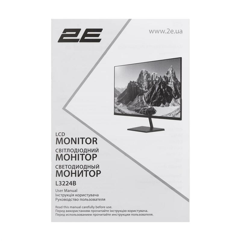 Монітор 2E 31.5" L3224B (2E-L3224B-01.UA) VA Black