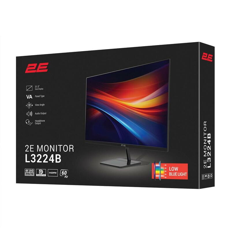 Монитор 2E 31.5" L3224B (2E-L3224B-01.UA) VA Black