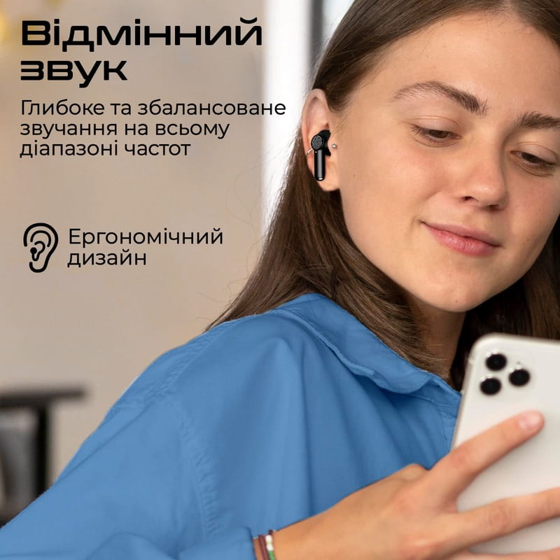 Bluetooth-гарнитура Promate ProPods Black