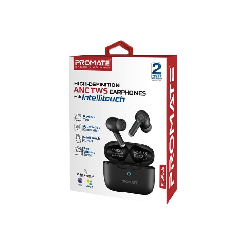 Bluetooth-гарнитура Promate ProPods Black