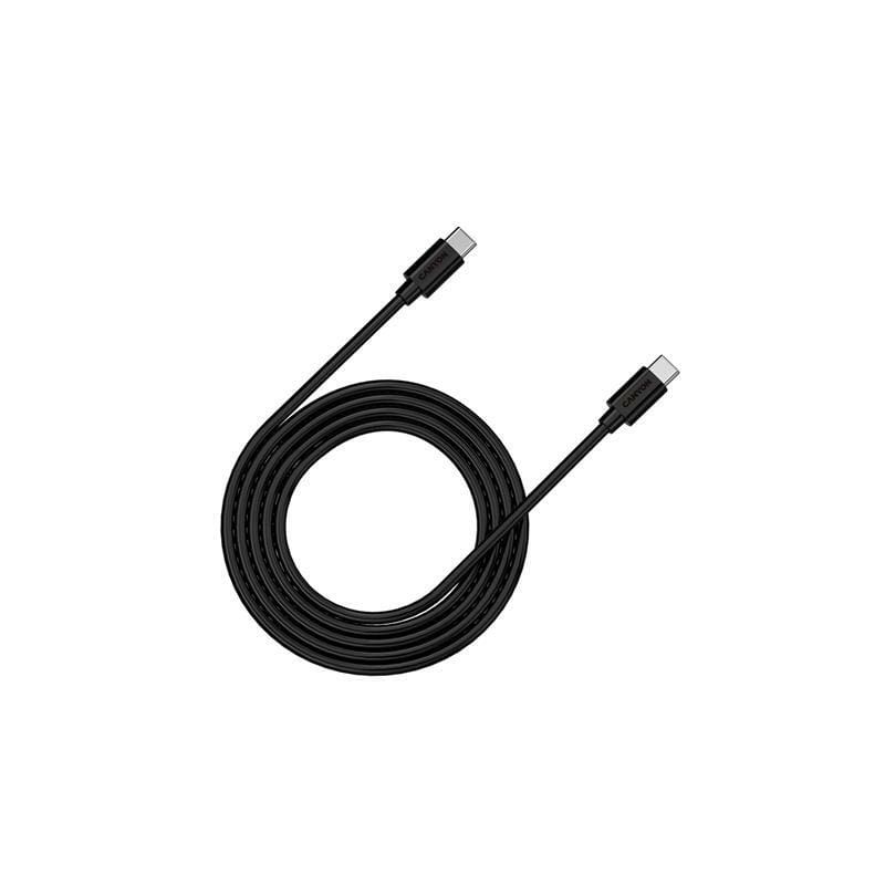 Кабель Canyon C-12 USB Type-C - USB Type-C (M/M) 2 м, Black (CNS-USBC12B)