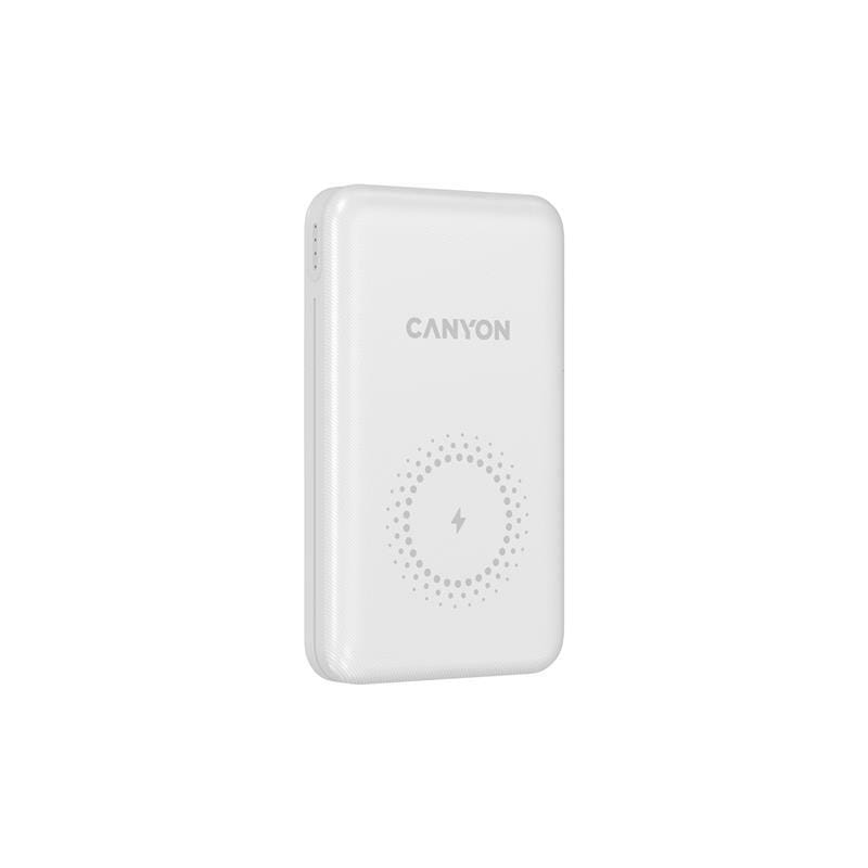 Універсальна мобільна батарея Canyon PB-1001 10000mAh White (CNS-CPB1001W)