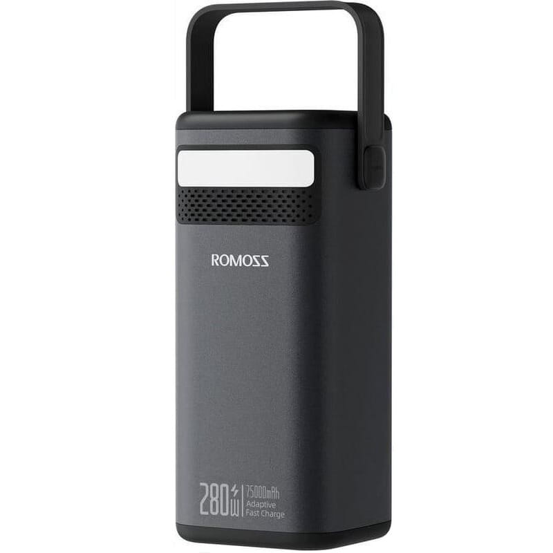 Универсальная мобильная батарея Romoss PMT75 75000mAh Black (PMT75-1E2-2113H)