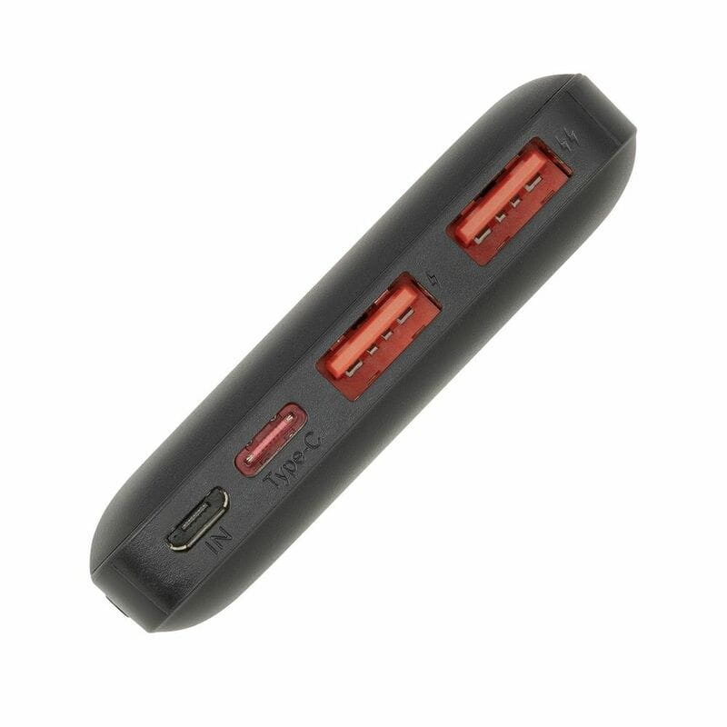 Універсальна мобільна батарея Rivacase Rivapower 10000 mAh 22,5 Вт Black (VA2101)