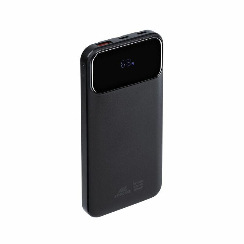 Универсальная мобильная батарея Rivacase Rivapower 10000 mAh 22,5 Вт Black (VA2211)