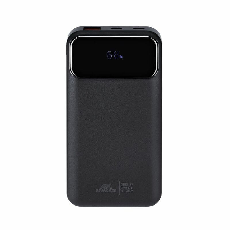 Универсальная мобильная батарея Rivacase Rivapower 10000 mAh 22,5 Вт Black (VA2211)