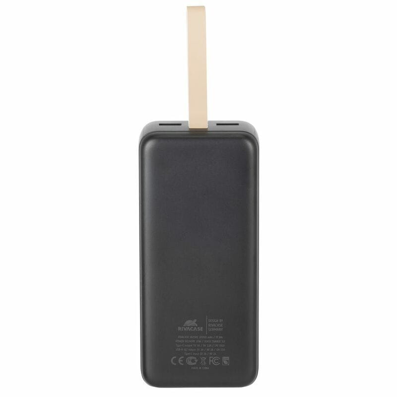 Універсальна мобільна батарея Rivacase Rivapower 30000 mAh 20 Вт Black (VA2585)