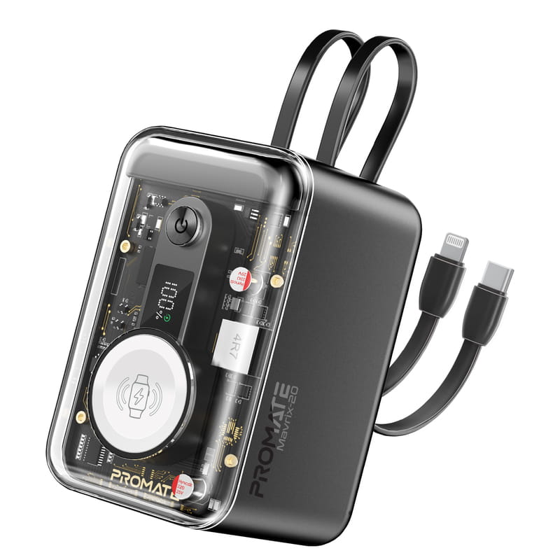 Универсальная мобильная батарея Promate Mavrix-20 20000mAh 65W Black