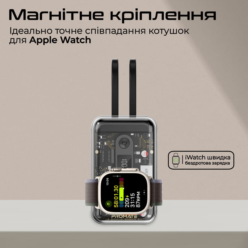 Универсальная мобильная батарея Promate Mavrix-20 20000mAh 65W Black
