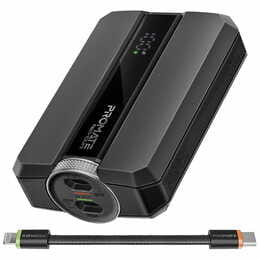 Универсальная мобильная батарея Promate Neo-10Uni 10000mAh 30W Black