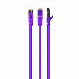 Патч-корд S/FTP Cablexpert (PP6A-LSZHCU-V-10M) cat.6a, литий, 50u "штекер із засувкою, 10м, фіолетовий