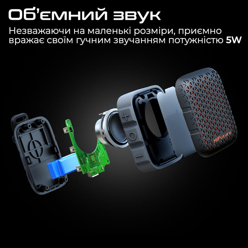 Акустична система HiFuture Pocket-S 5W Black (pocket-s.black)