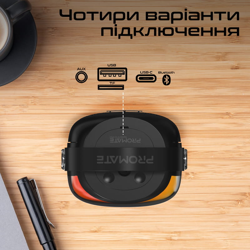 Акустическая система Promate Spectro-20 20W Black (spectro-20)