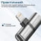 Фото - Адаптер Promate Lightning - 2хLightning (M/F) iHinge Grey | click.ua