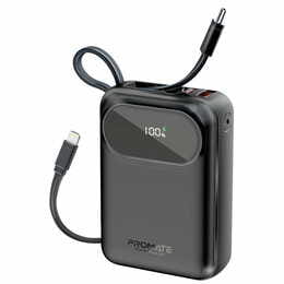 Универсальная мобильная батарея Promate PowerPod-20 20000mAh 35W Black